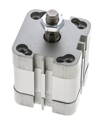 ISO 21287 Doppeltwirkender Kompaktzylinder 40-15mm - Magnetisch - Außengewinde