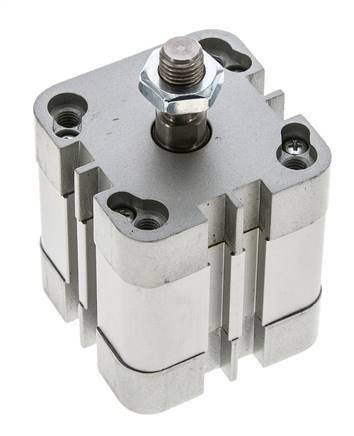 ISO 21287 Doppeltwirkender Kompaktzylinder 40-15mm - Magnetisch - Außengewinde