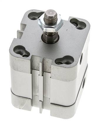 ISO 21287 Doppeltwirkender Kompaktzylinder 40-15mm - Magnetisch - Außengewinde