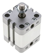 ISO 21287 Doppeltwirkender Kompaktzylinder 40-20mm - Magnetisch - Stange mit Außengewinde