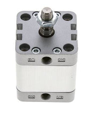 ISO 21287 Doppeltwirkender Kompaktzylinder 40-20mm - Magnetisch - Stange mit Außengewinde