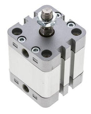 ISO 21287 Doppeltwirkender Kompaktzylinder 40-20mm - Magnetisch - Stange mit Außengewinde
