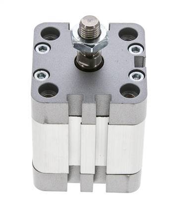 ISO 21287 Doppeltwirkender Kompaktzylinder 40-20mm - Magnetisch - Stange mit Außengewinde