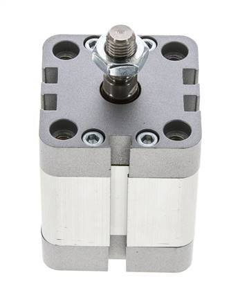 ISO 21287 Doppeltwirkender Kompaktzylinder 40-20mm - Magnetisch - Stange mit Außengewinde