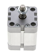ISO 21287 Doppeltwirkender Kompaktzylinder 40-20mm - Magnetisch - Stange mit Außengewinde