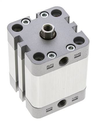 ISO 21287 Kompakter doppeltwirkender Zylinder 40-25mm - Magnetisch