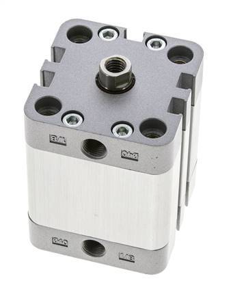 ISO 21287 Kompakter doppeltwirkender Zylinder 40-25mm - Magnetisch