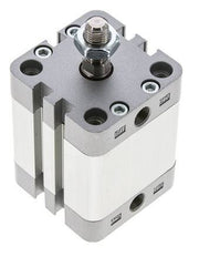 ISO 21287 Kompakter doppeltwirkender Zylinder 40-25mm - Magnetisch - Stange mit Außengewinde