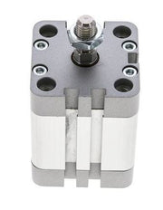 ISO 21287 Kompakter doppeltwirkender Zylinder 40-25mm - Magnetisch - Stange mit Außengewinde
