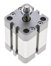 ISO 21287 Kompakter doppeltwirkender Zylinder 40-25mm - Magnetisch - Stange mit Außengewinde