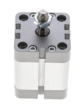 ISO 21287 Kompakter doppeltwirkender Zylinder 40-25mm - Magnetisch - Stange mit Außengewinde