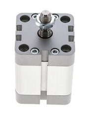 ISO 21287 Kompakter doppeltwirkender Zylinder 40-25mm - Magnetisch - Stange mit Außengewinde