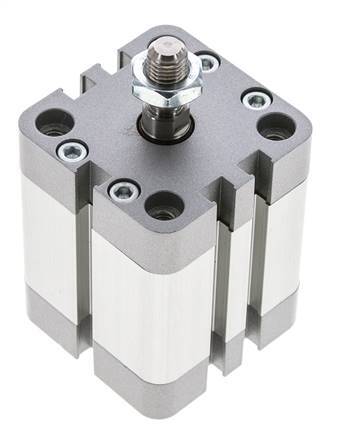 ISO 21287 Kompakter doppeltwirkender Zylinder 40-25mm - Magnetisch - Stange mit Außengewinde