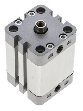 ISO 21287 Kompakter doppeltwirkender Zylinder 40-30mm - Magnetisch
