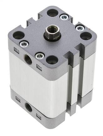 ISO 21287 Kompakter doppeltwirkender Zylinder 40-30mm - Magnetisch