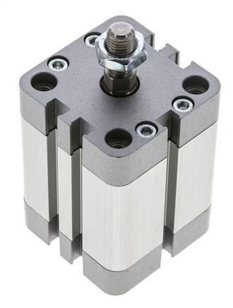 ISO 21287 Doppeltwirkender Kompaktzylinder 40-30mm - Magnetisch - Stange mit Außengewinde