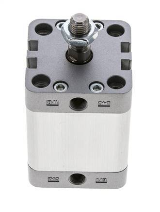 ISO 21287 Compact Double Acting Cylinder 40-40mm - Magnetic