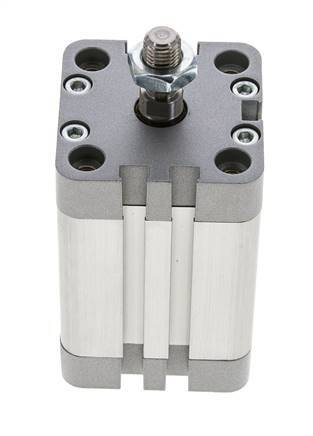 ISO 21287 Doppeltwirkender Kompaktzylinder 40-40mm - Magnetisch - Stange mit Außengewinde