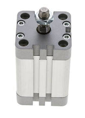 ISO 21287 Doppeltwirkender Kompaktzylinder 40-40mm - Magnetisch - Stange mit Außengewinde