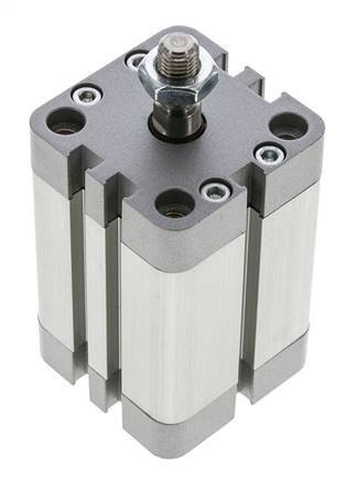 ISO 21287 Doppeltwirkender Kompaktzylinder 40-40mm - Magnetisch - Stange mit Außengewinde