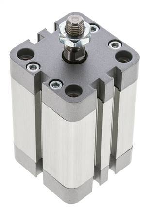 ISO 21287 Doppeltwirkender Kompaktzylinder 40-40mm - Magnetisch - Stange mit Außengewinde