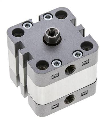 ISO 21287 Compact Double Acting Cylinder 40-5mm - Magnetic
