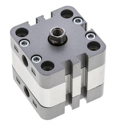 ISO 21287 Kompakter doppeltwirkender Zylinder 40-5mm - Magnetisch