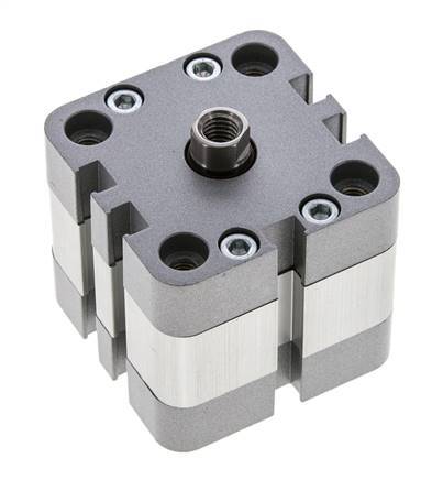 ISO 21287 Kompakter doppeltwirkender Zylinder 40-5mm - Magnetisch