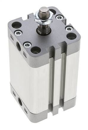 ISO 21287 Kompakter doppeltwirkender Zylinder 40-50mm - Magnetisch - Stange mit Außengewinde