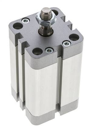 ISO 21287 Kompakter doppeltwirkender Zylinder 40-50mm - Magnetisch - Stange mit Außengewinde