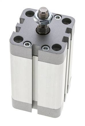 ISO 21287 Kompakter doppeltwirkender Zylinder 40-50mm - Magnetisch - Stange mit Außengewinde