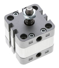 ISO 21287 Compact Double Acting Cylinder 40-5mm - Magnetic - Male Rod