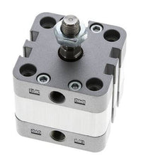 ISO 21287 Doppeltwirkender Kompaktzylinder 40-5mm - Magnetisch - Stange mit Außengewinde