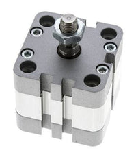 ISO 21287 Doppeltwirkender Kompaktzylinder 40-5mm - Magnetisch - Stange mit Außengewinde