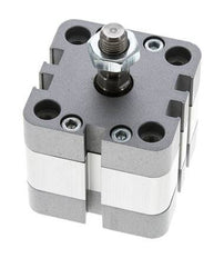 ISO 21287 Doppeltwirkender Kompaktzylinder 40-5mm - Magnetisch - Stange mit Außengewinde