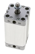 ISO 21287 Compact Double Acting Cylinder 40-60mm - Magnetic - Male Rod