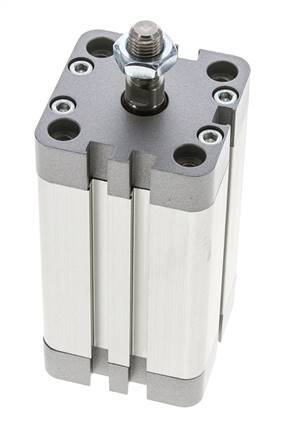 ISO 21287 Kompakter doppeltwirkender Zylinder 40-60mm - Magnetisch - Stange mit Außengewinde