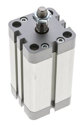 ISO 21287 Kompakter doppeltwirkender Zylinder 40-60mm - Magnetisch - Stange mit Außengewinde
