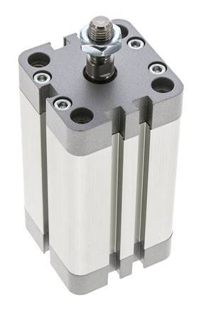 ISO 21287 Kompakter doppeltwirkender Zylinder 40-60mm - Magnetisch - Stange mit Außengewinde