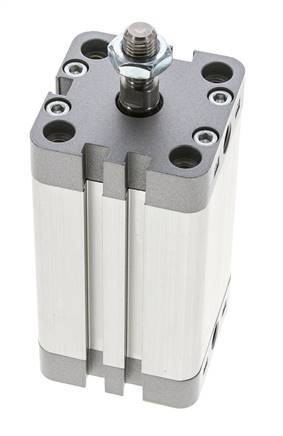 ISO 21287 Kompakter doppeltwirkender Zylinder 40-60mm - Magnetisch - Stange mit Außengewinde