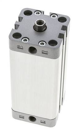 ISO 21287 Kompakter doppeltwirkender Zylinder 40-80mm - Magnetisch