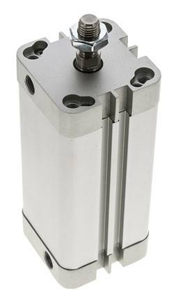 ISO 21287 Kompakter doppeltwirkender Zylinder 40-80mm - Magnetisch - Stange mit Außengewinde