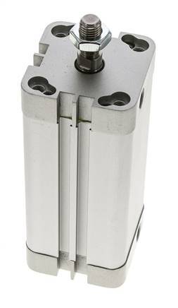 ISO 21287 Kompakter doppeltwirkender Zylinder 40-80mm - Magnetisch - Stange mit Außengewinde