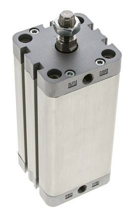 ISO 21287 Kompakter doppeltwirkender Zylinder 50-100mm - Magnetisch - Stange mit Außengewinde