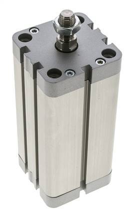 ISO 21287 Kompakter doppeltwirkender Zylinder 50-100mm - Magnetisch - Stange mit Außengewinde