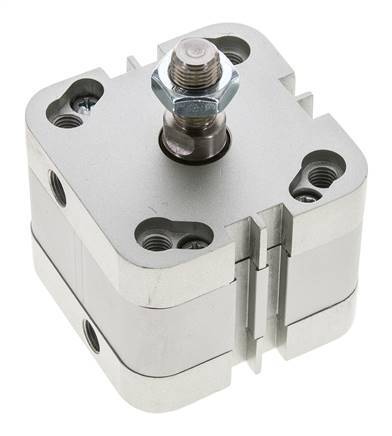 ISO 21287 Doppeltwirkender Kompaktzylinder 50-10mm - Magnetisch - Außengewinde