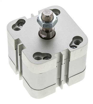 ISO 21287 Doppeltwirkender Kompaktzylinder 50-10mm - Magnetisch - Außengewinde