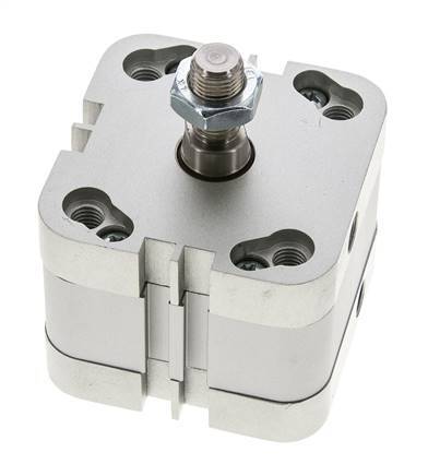 ISO 21287 Doppeltwirkender Kompaktzylinder 50-10mm - Magnetisch - Außengewinde