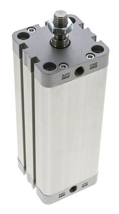 ISO 21287 Doppeltwirkender Kompaktzylinder 50-125mm - Magnetisch - Stange mit Außengewinde