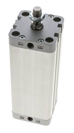 ISO 21287 Doppeltwirkender Kompaktzylinder 50-125mm - Magnetisch - Stange mit Außengewinde